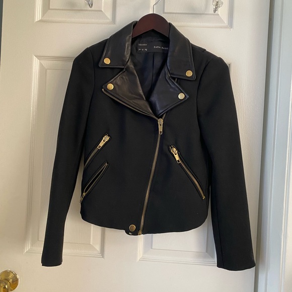 Zara unique moto jacket size small - Picture 1 of 6
